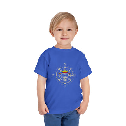 Toddler Fishing Buddy Tee - Cute Skull Design