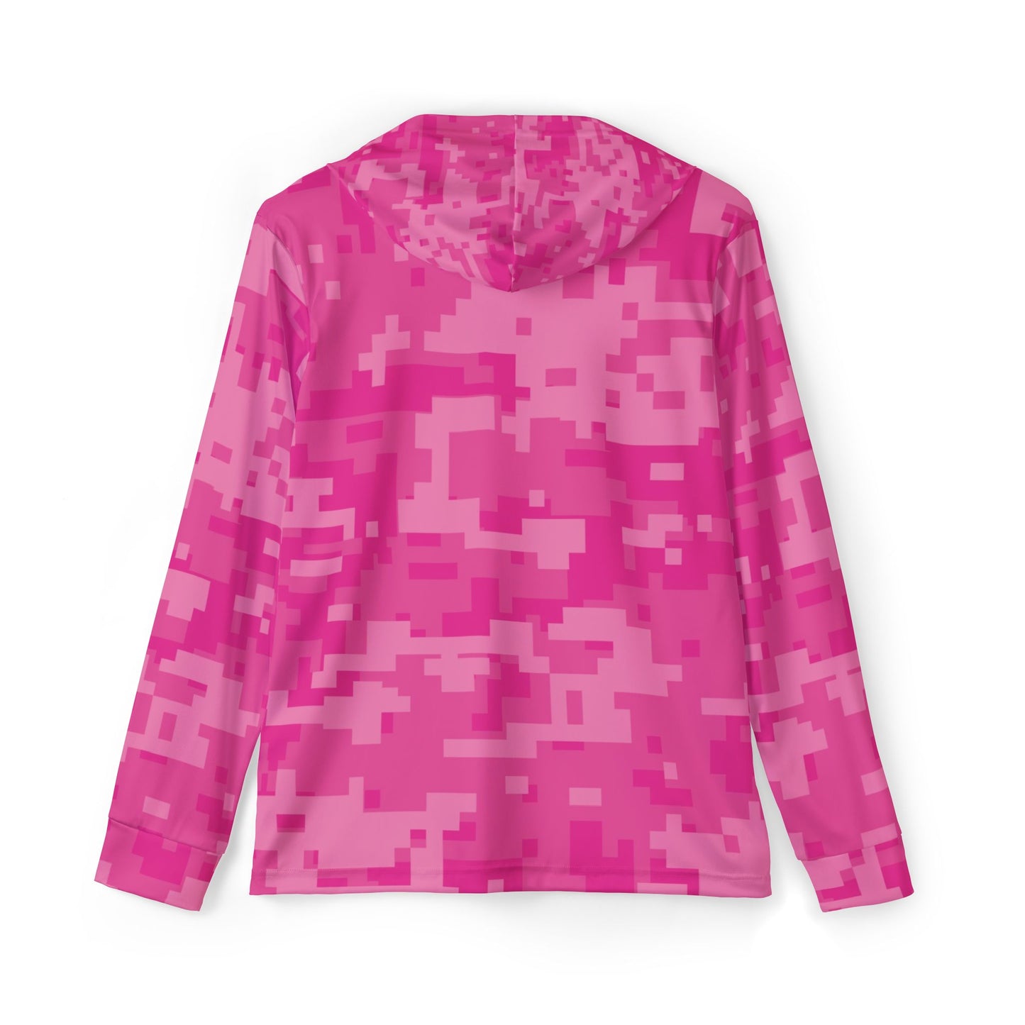 Unisex Fishing in the Dark Warmup Hoodie - Digital Pink Camouflage in Pink