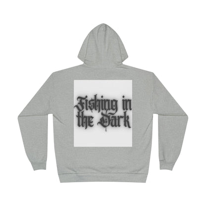 Eco-Friendly Fishing Hoodie - 'Fishing in the Dark' Design