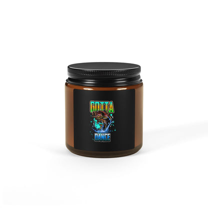 Gotta Dance Scented Soy Candle - Multi-Size Amber Jar for Home Ambiance