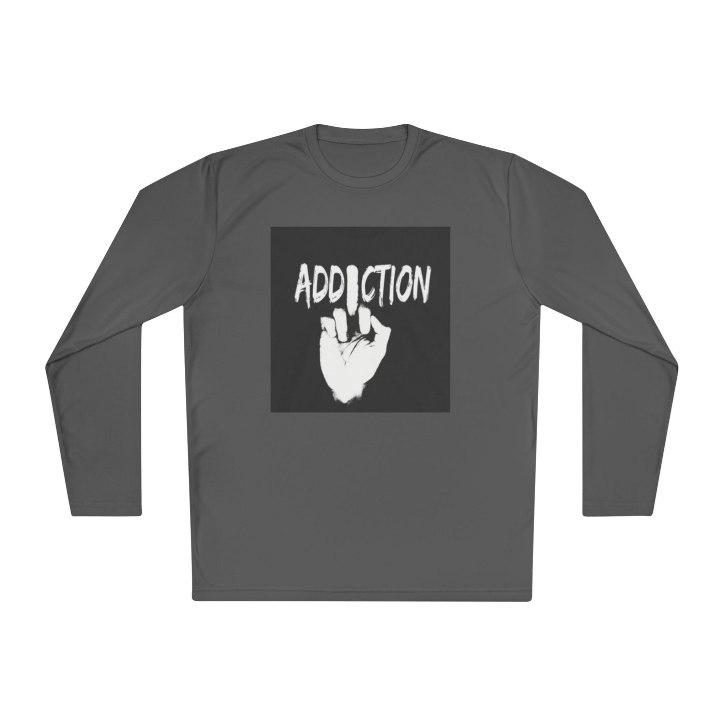 Unisex Long Sleeve Tee - Addiction Graphic Shirt