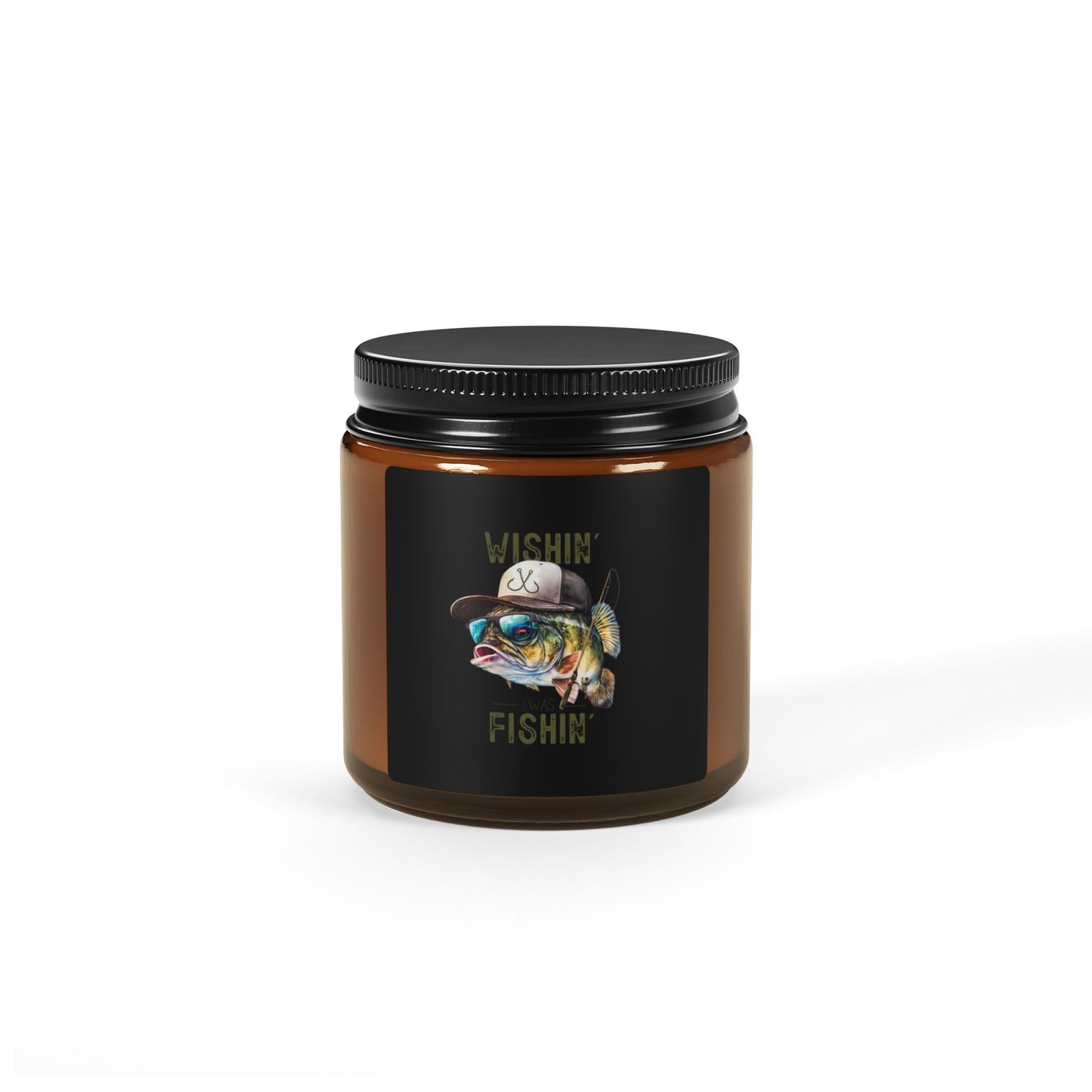 Wishin' Fishin' Scented Soy Candle - Perfect for Fishing Enthusiasts